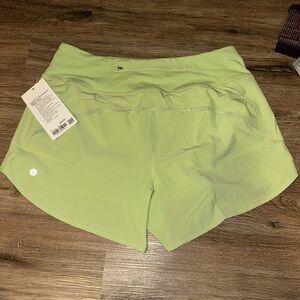 Lululemon Athletica Light Green Athletic Shorts Running